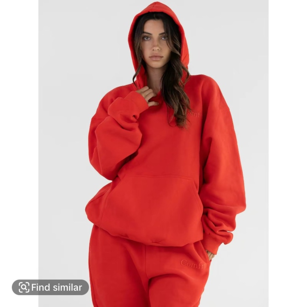 Crimson Comfrt Hoodie